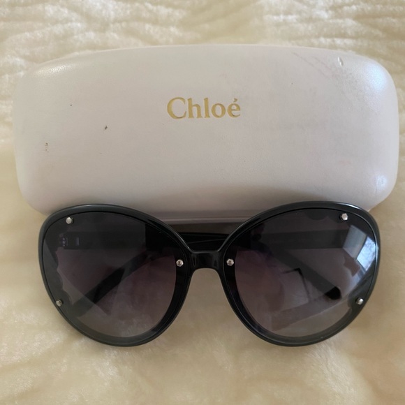 Chloe Black Sunglasses main image 4